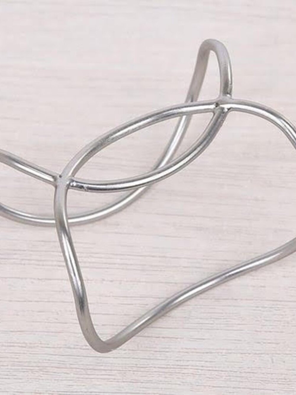 Crossover Silver Cuff Bracelet